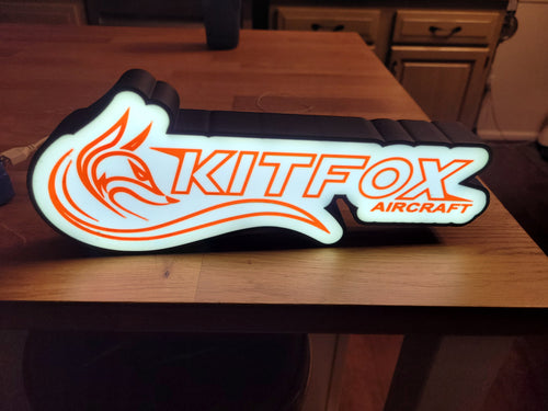 Kitfox light up sign