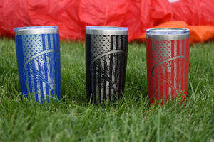 20oz Paramotor Flag Tumbler