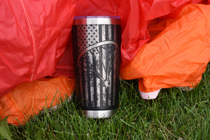 20oz Paramotor Flag Tumbler